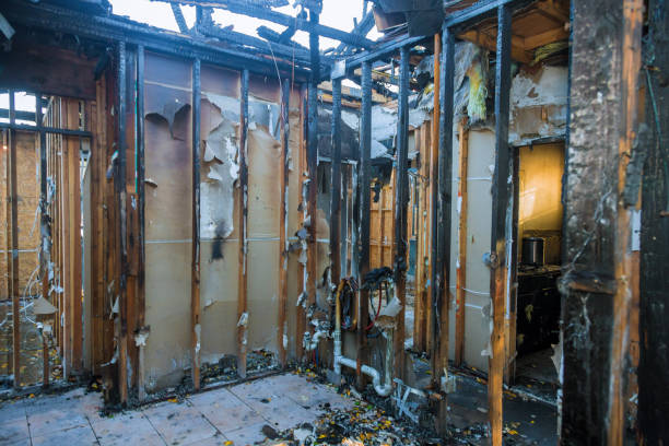 Professional Soot Cleanup technician working in Cranston, RI